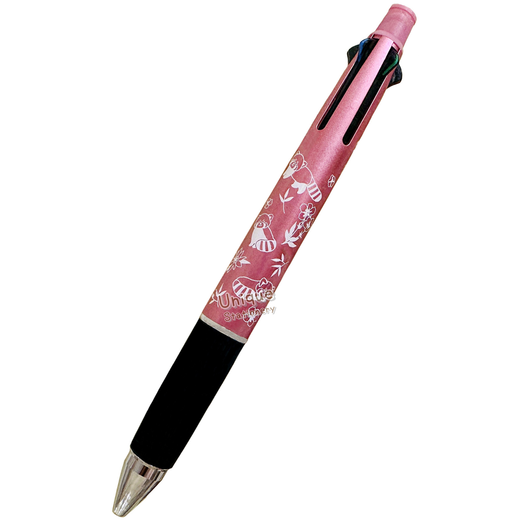 現貨｜小熊貓 Red Panda 日本製 uni Jetstream 4&1 多功能 5用筆 0.5mm 4色原子筆 + 0.5mm 鉛芯筆 (653090)