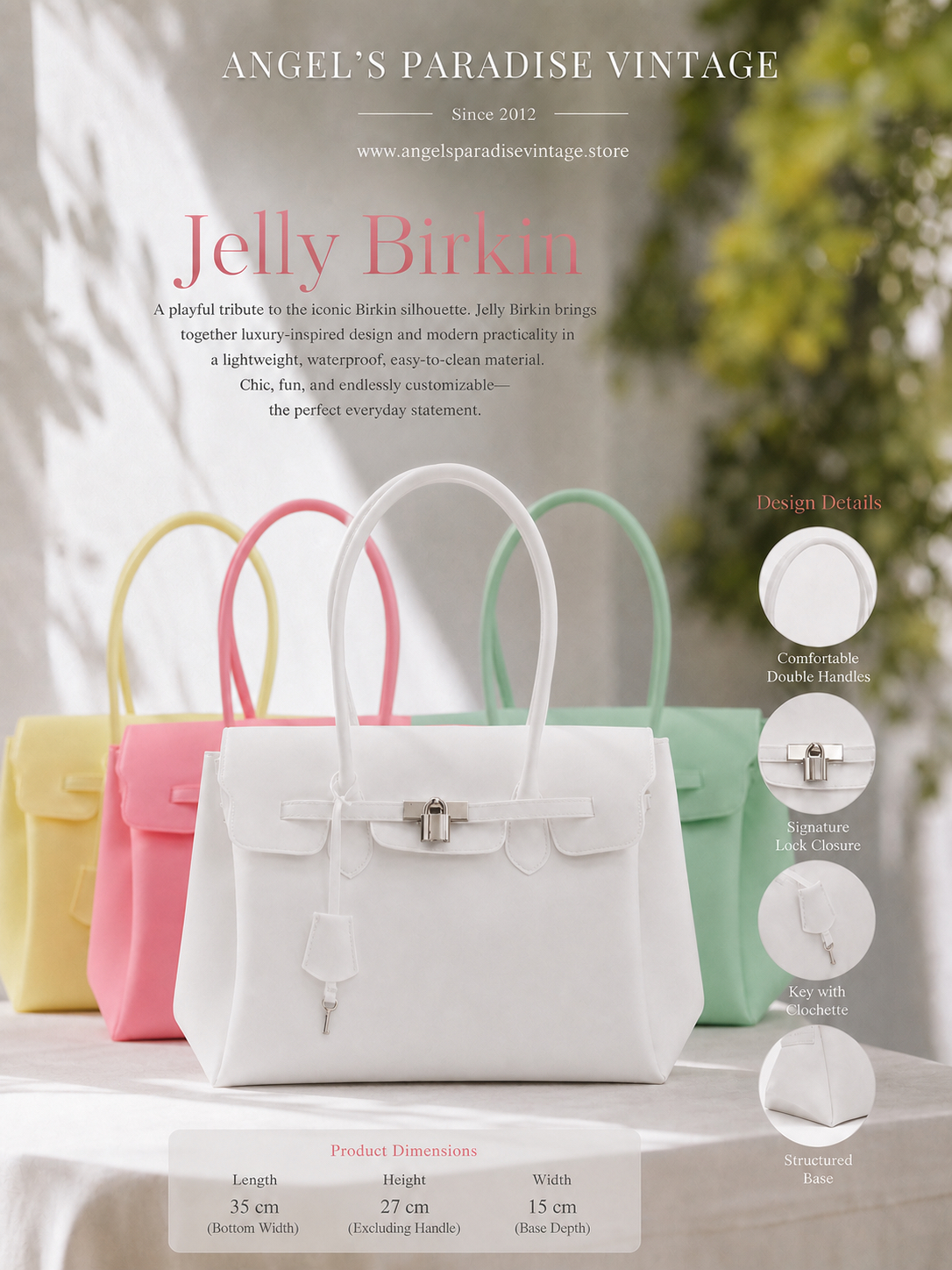 Jelly Birkin玩味奢華 果凍美學