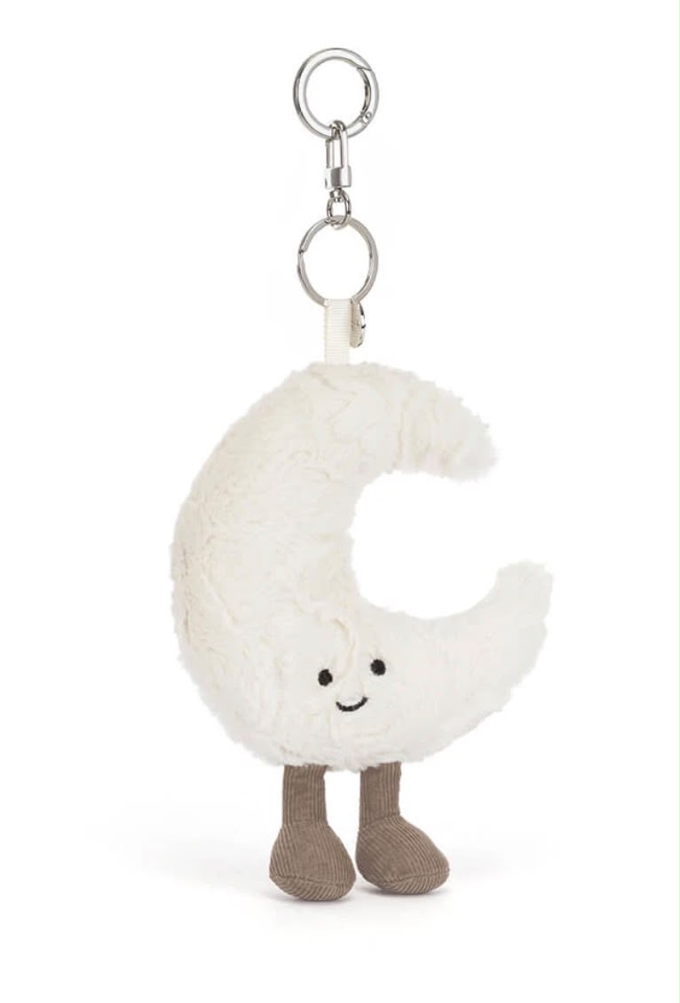 Jellycat Amuseables Moon Bag Charm 月亮鎖匙扣