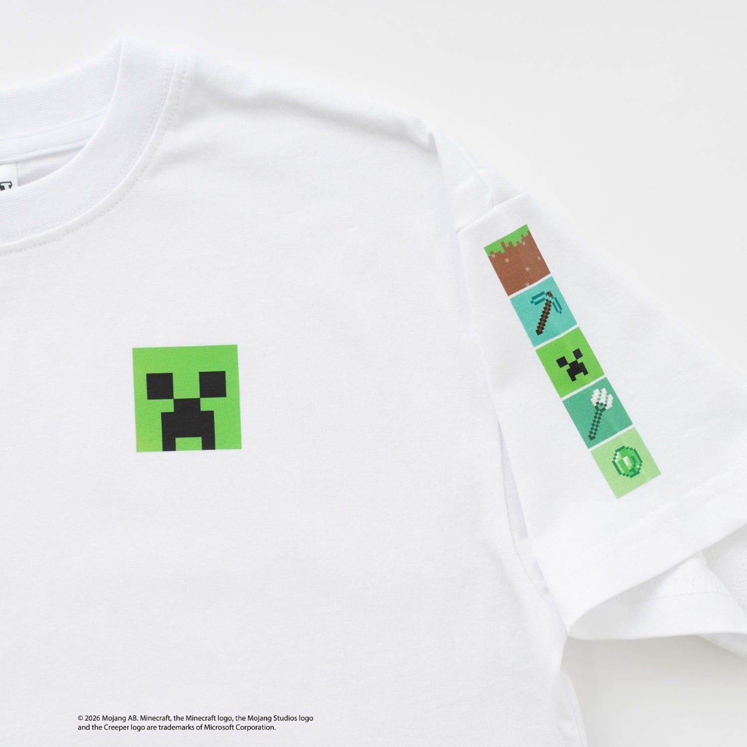 🆕【⭐訂購⭐】🌀🇯🇵 日本直送🌀#Minecraft 前後衣袖 簡約印花 短袖Tee [3款選] 🌀 [ELFA-0132][260716]