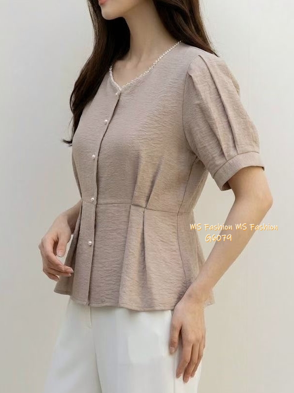 G6079 韓國🇰🇷靚靚修腰top