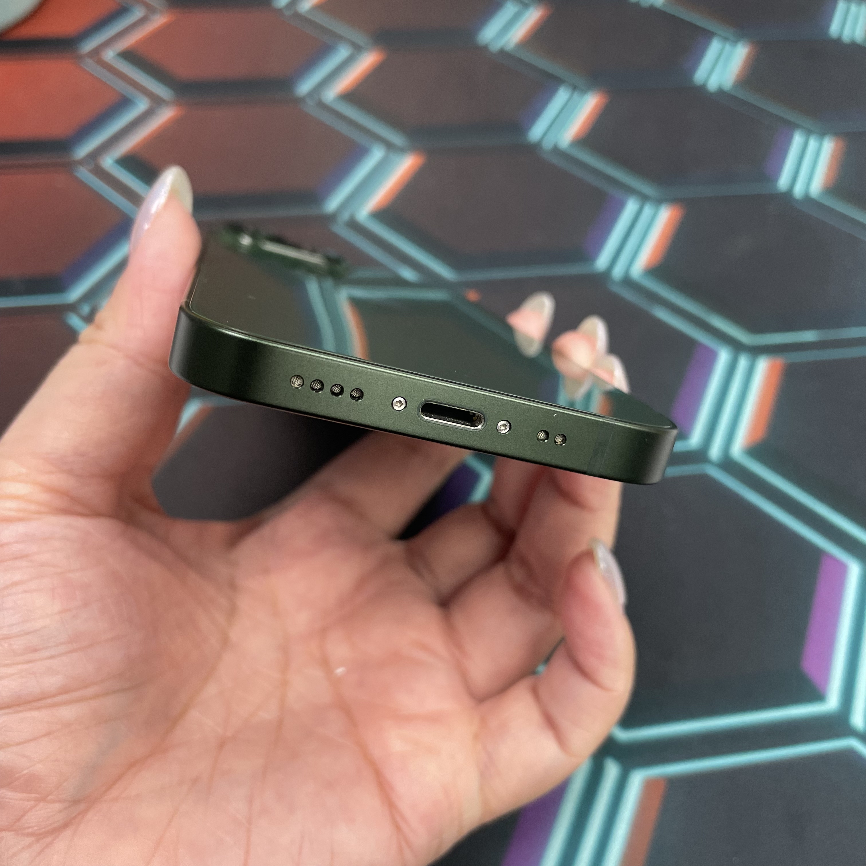 *6972 13 mini 完美機 256GB 電100 綠色 green