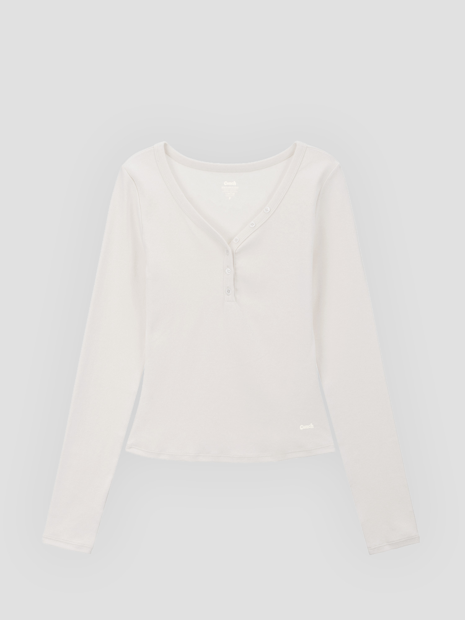 預購_V-neck Layered T-shirt (無帽) by Conch