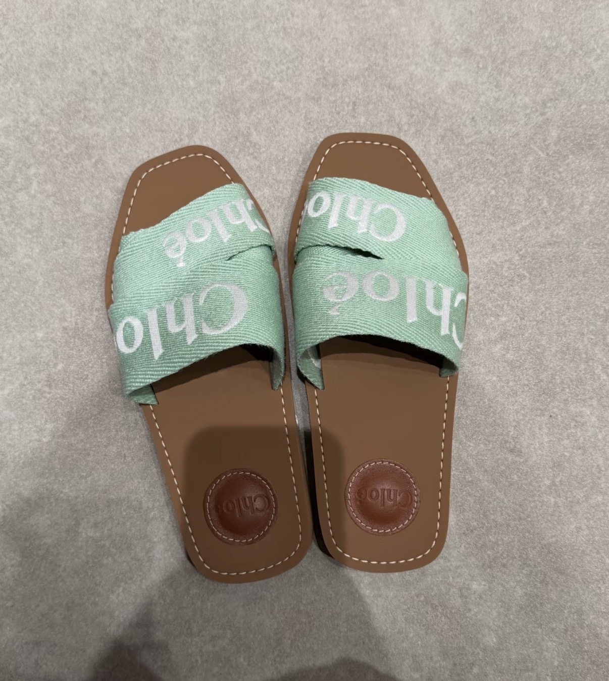 斷碼價✨夏天必備🍒訂貨📮Chloe woody sandal (薄荷綠) Size 36 37 40 42