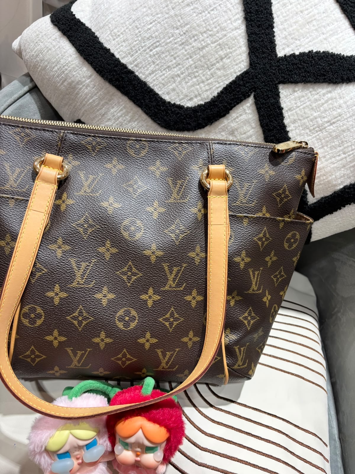 Lv totally pm tote bag 100%Authentic,98%new ✅dust bag