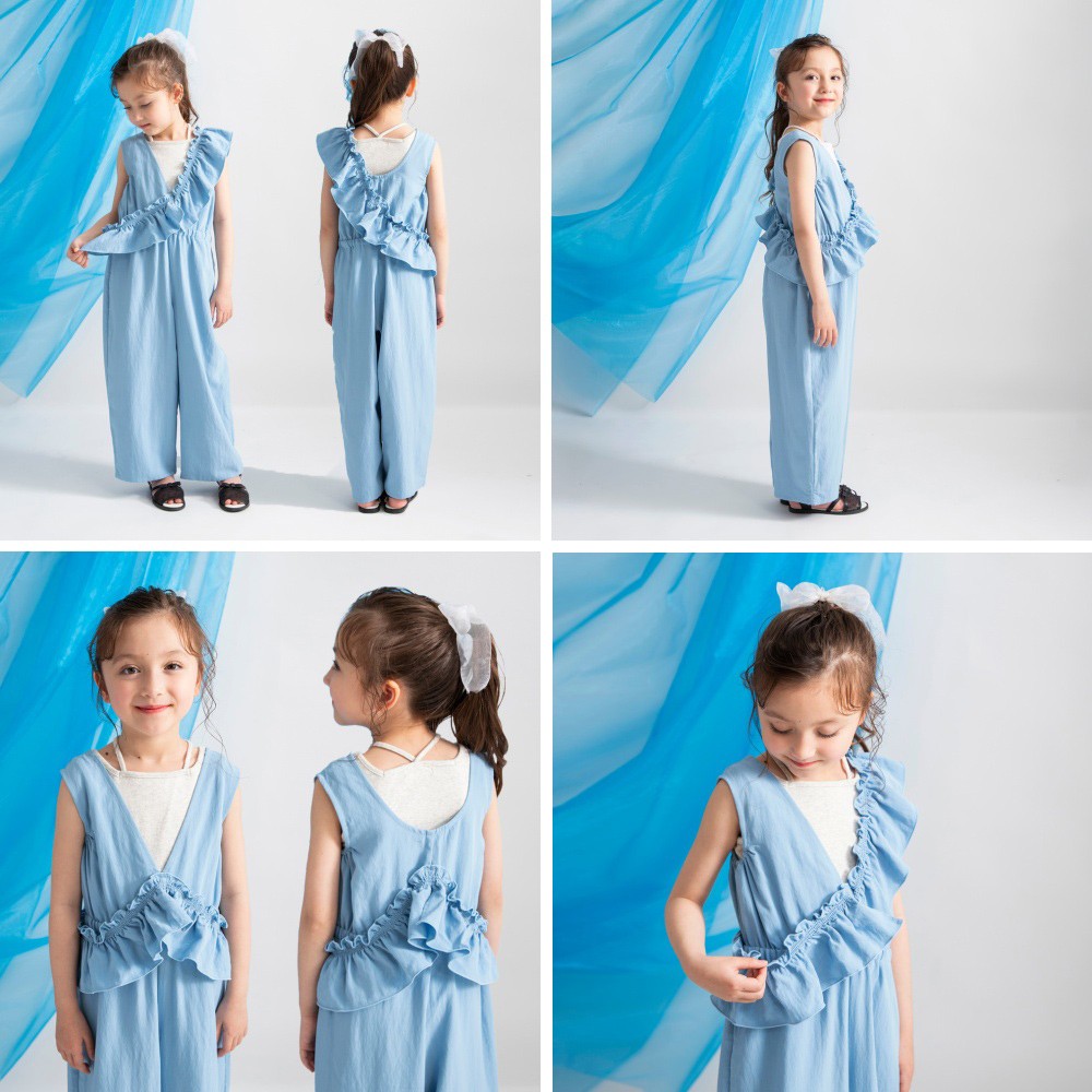 🆕【⭐訂購⭐】🌀 🇯🇵 日本直送 荷葉邊 4-way造型設計 連身褲［3款選］🌀 [ELDA-0188][260520]