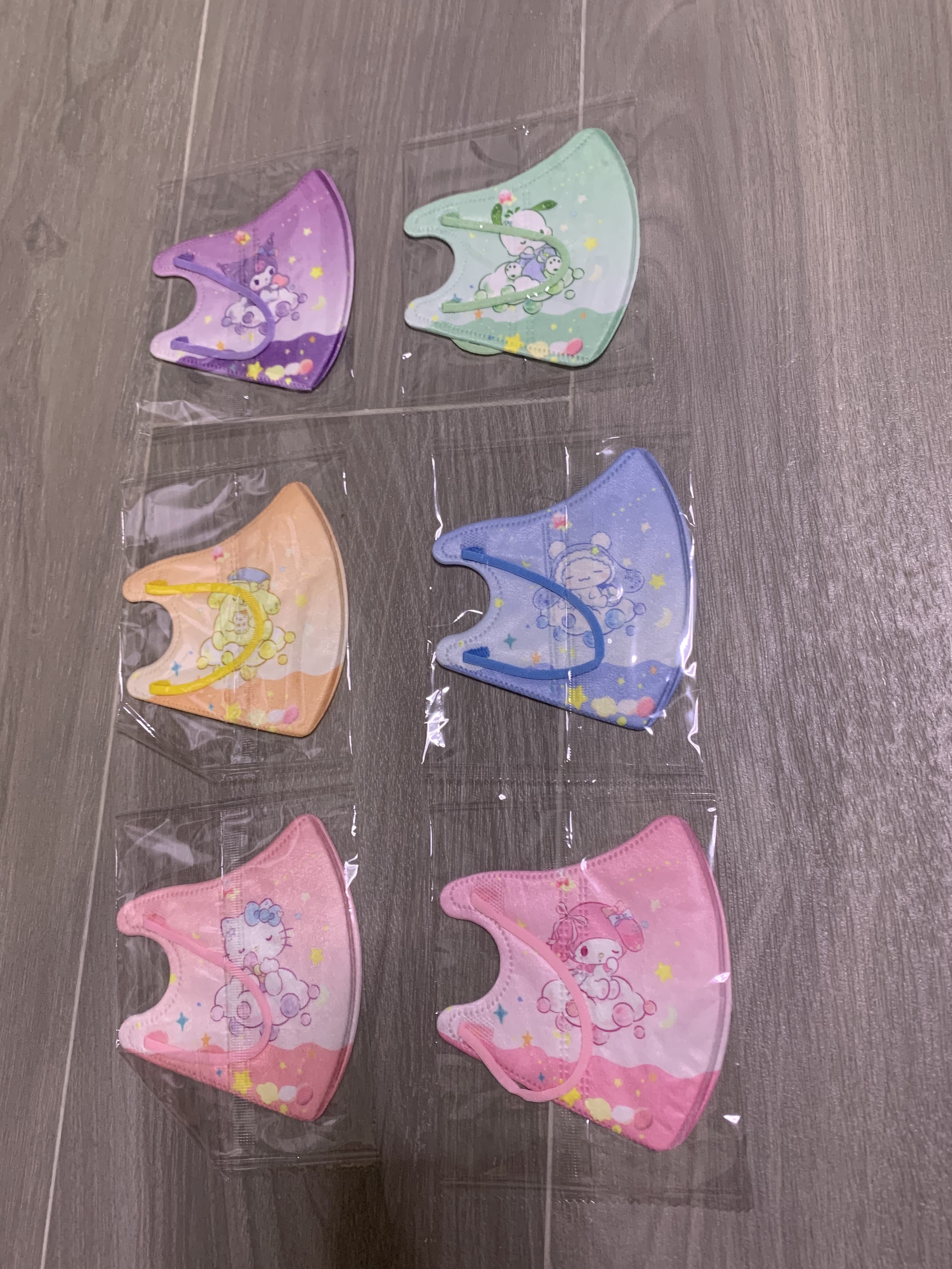 Sanrio 3層獨立包裝口罩 - 1包10個 現貨