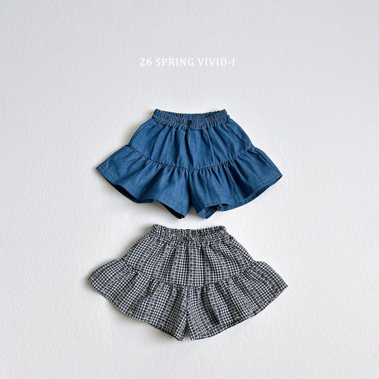 🌸預訂 韓國直送🌸🇰🇷VIVIDI兩色荷葉邊短裙褲