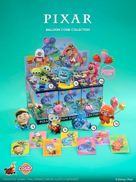 Hot Toys Cosbi 盲盒迷你珍藏人偶系列 CBX339 - Pixar 角色氣球系列 (原盒6款不重複)