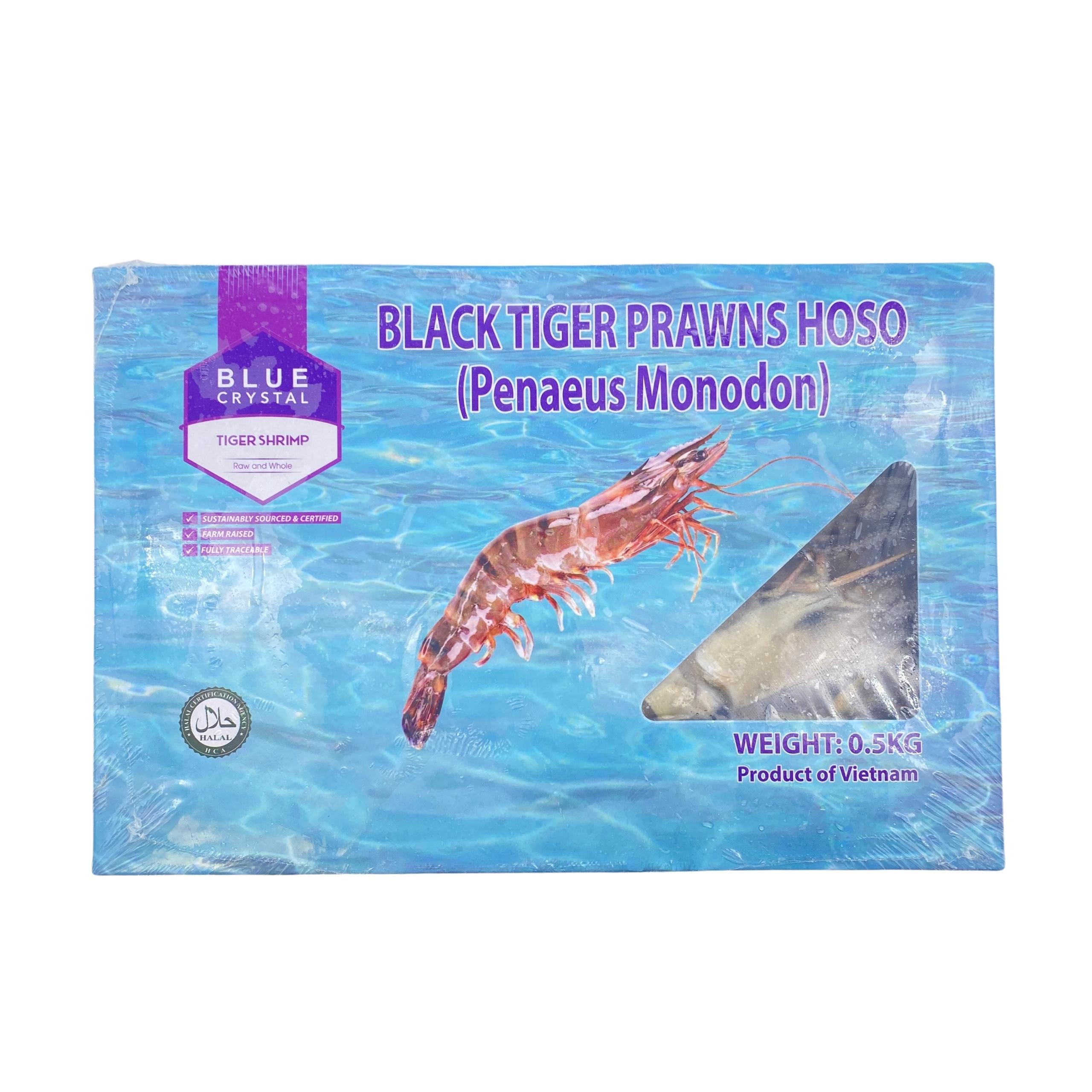 越南BLUE CRYSTAL黑虎蝦 500g