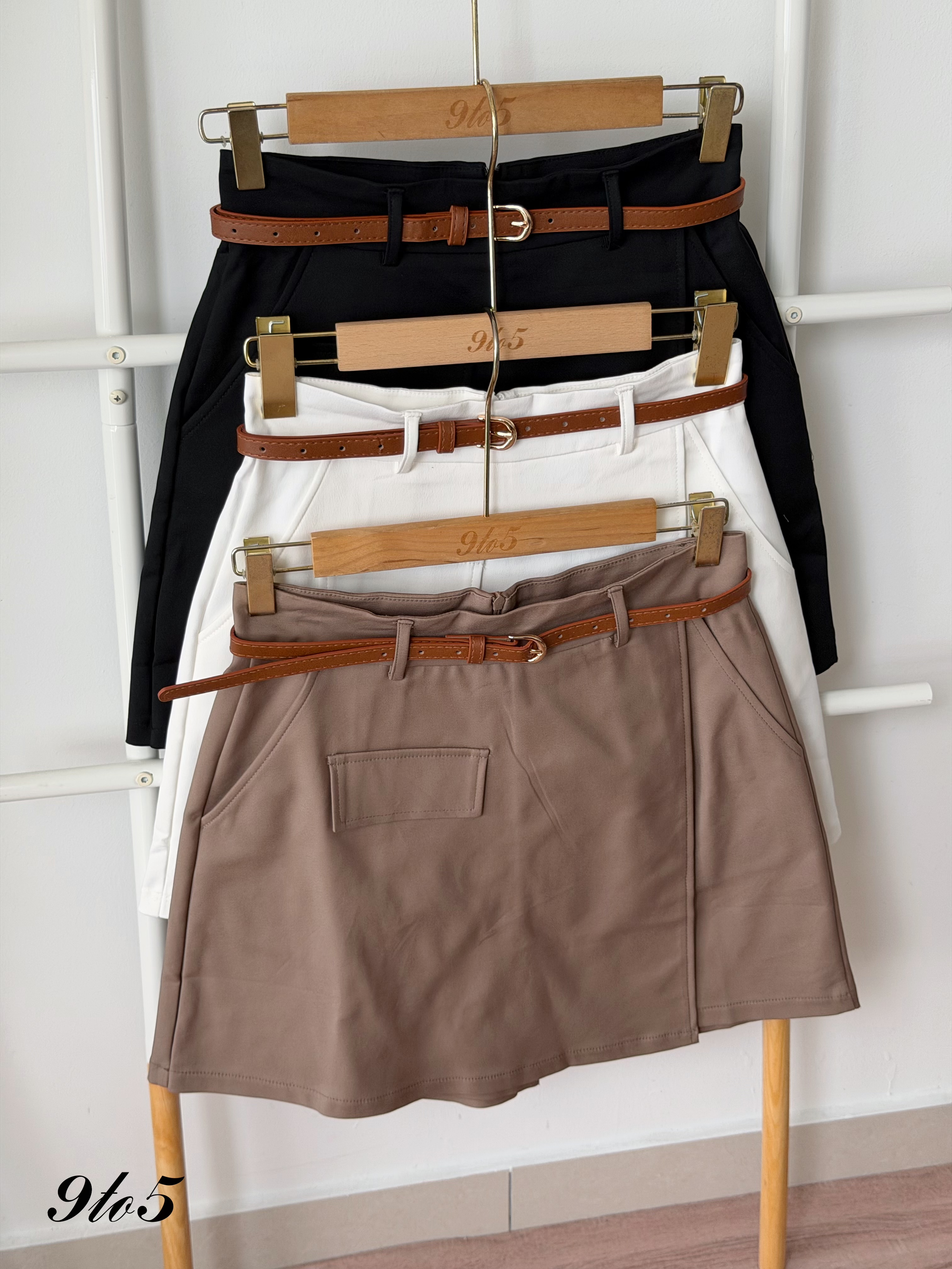S2044 A Line Overlap Skort - 3 Colors