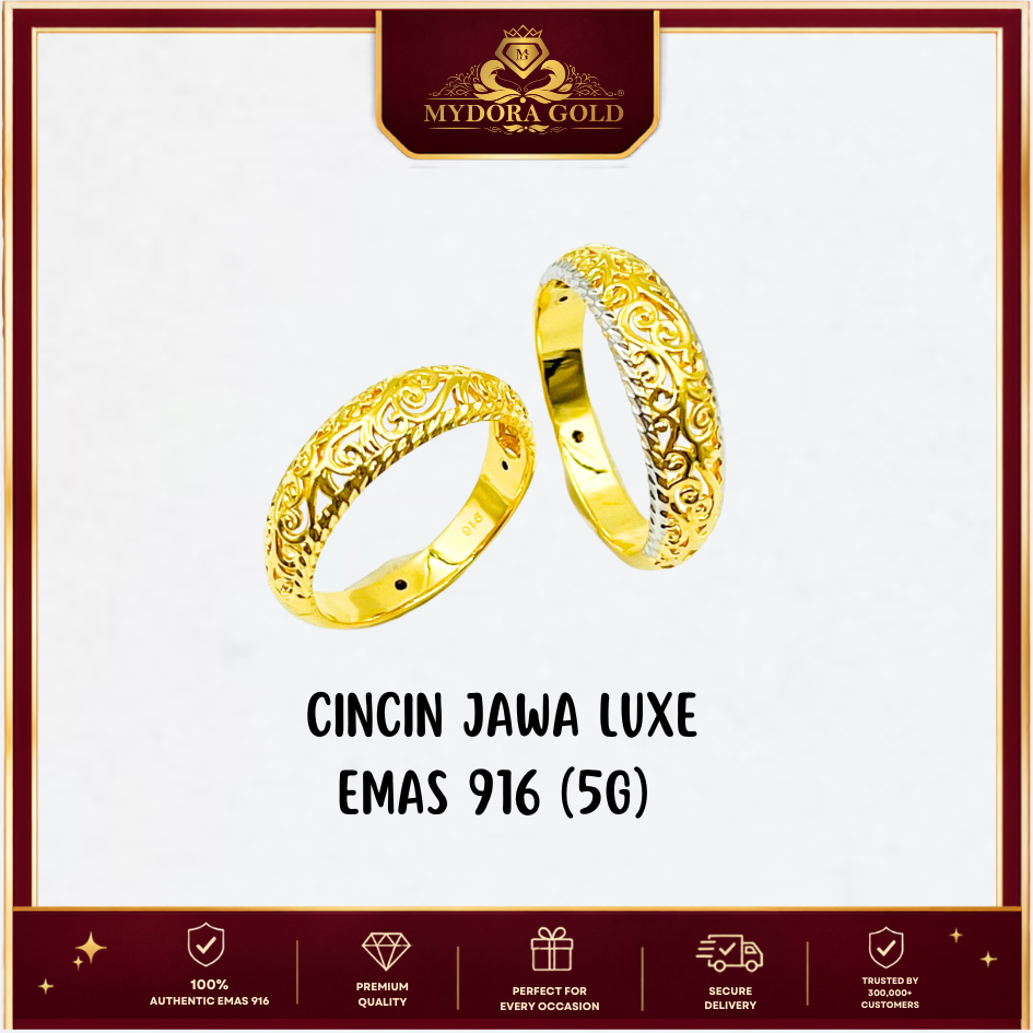 MYDORA Cincin Jawa Luxe (5G) l EMAS 916/22K