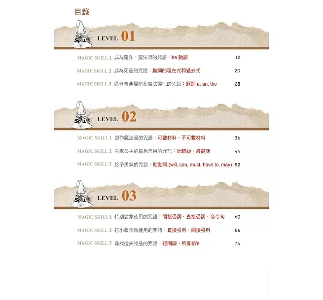 人類 英文文法魔法書：GEPT初級必考文法重點