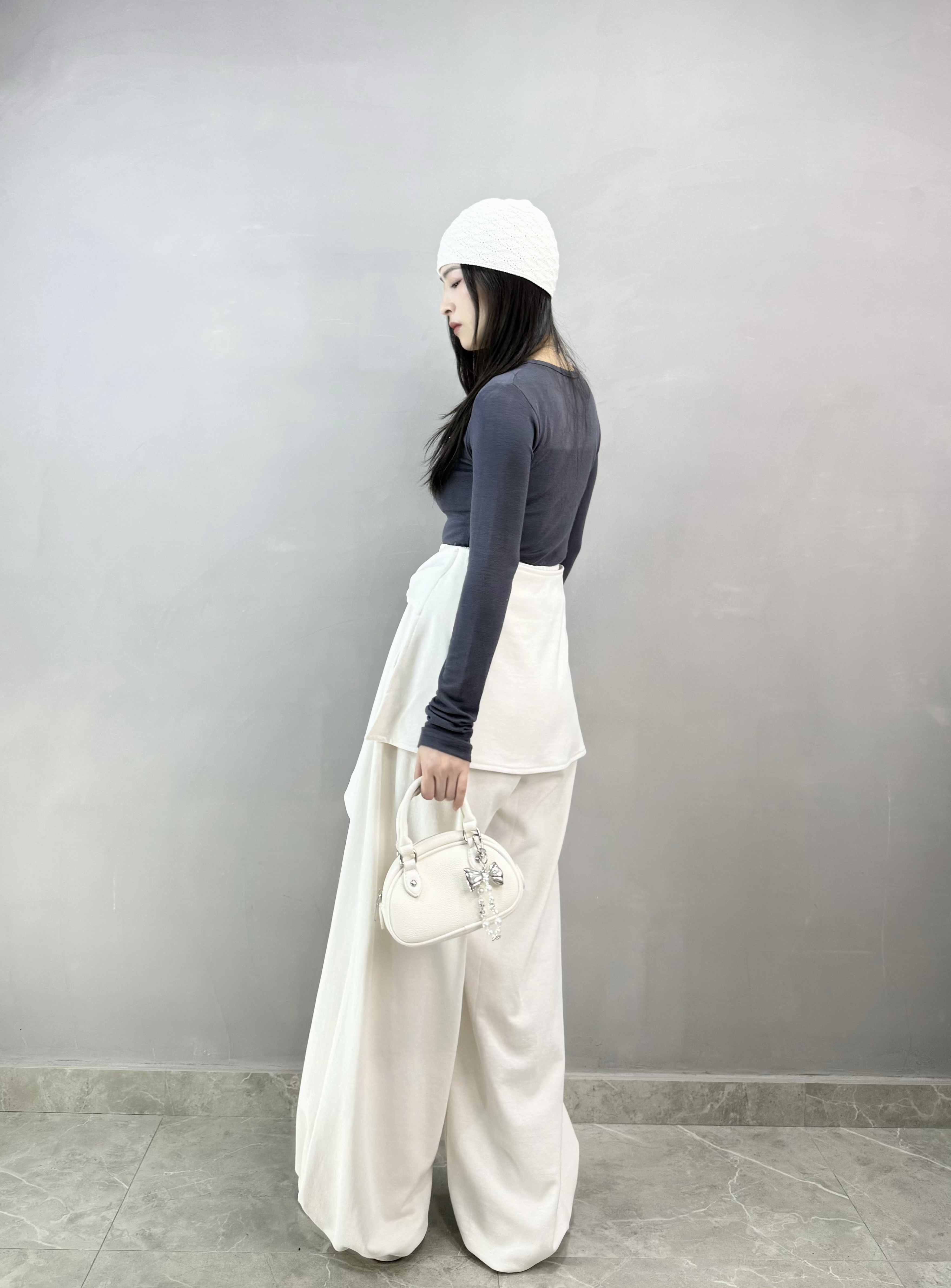 H66 綁腰兩著休閑褲（可束腳）