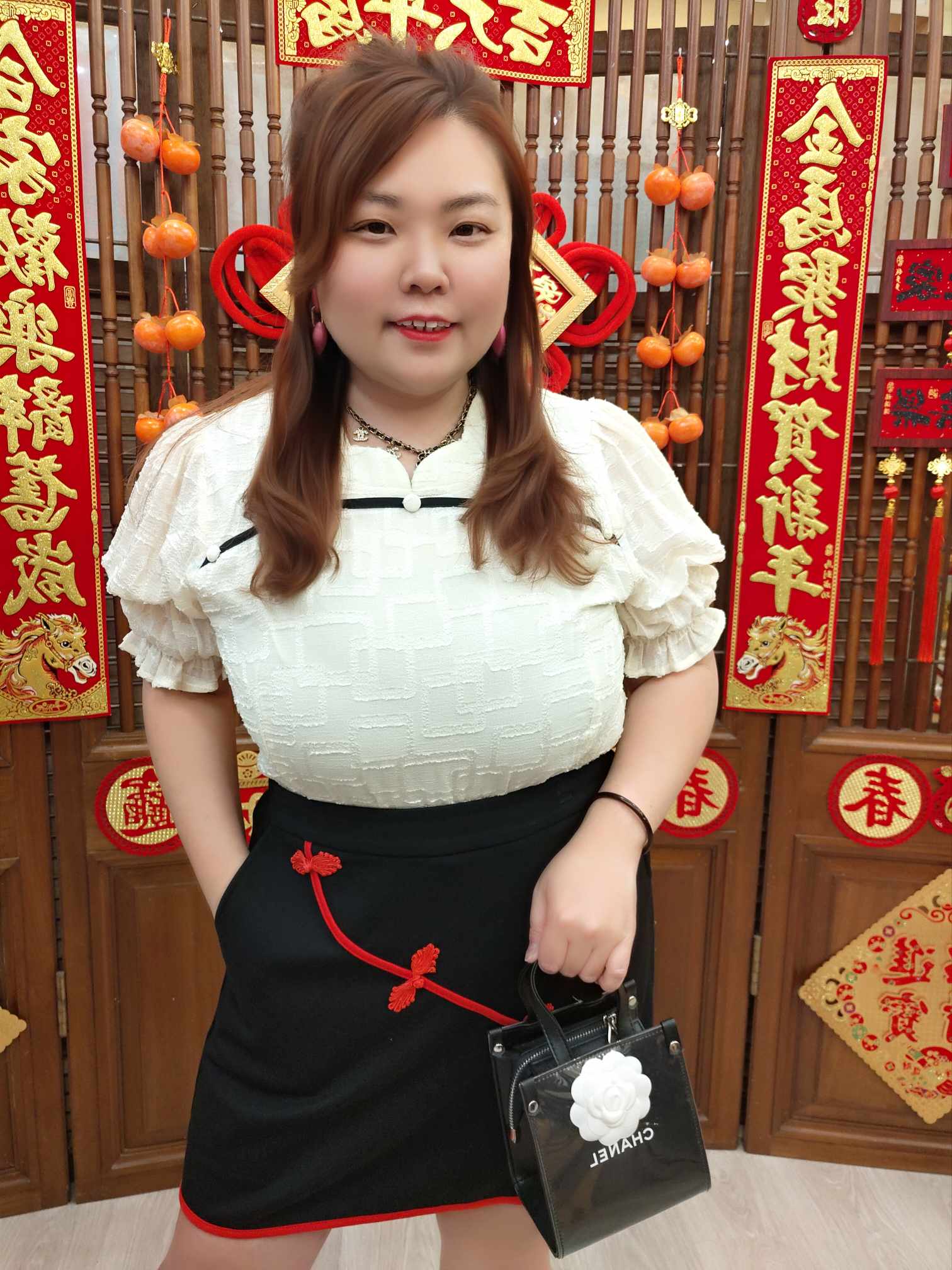 NJH02 BE#281953 顶级面料中式裤裙套装