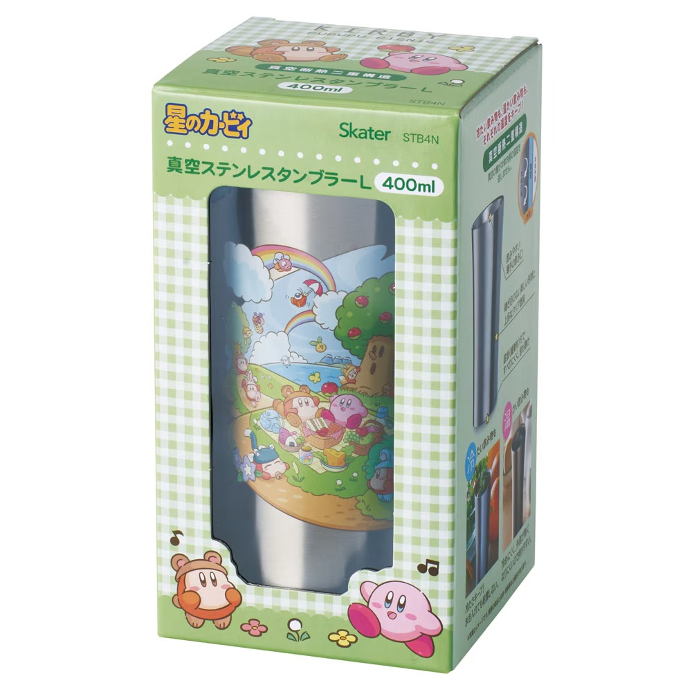 Skater Kirby Picnic 保溫不鏽鋼水杯 400ml