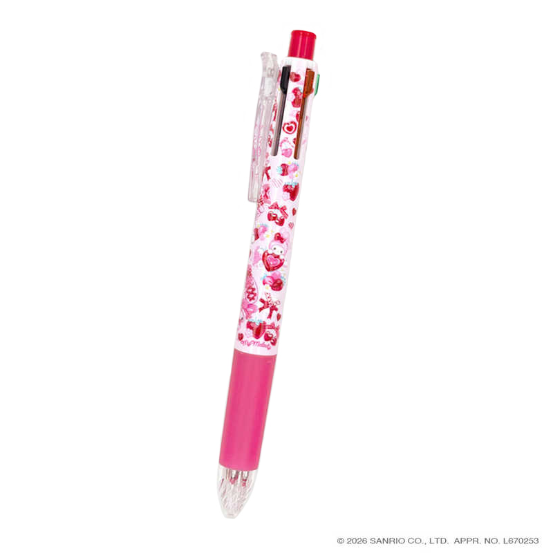 現貨｜Sanrio My Melody x Amenomori Fumika Clothes-Pin 日本製 Zebra SARASA multi 4+1 多功能5用筆 4色啫喱筆+鉛芯筆 (PN-84171)