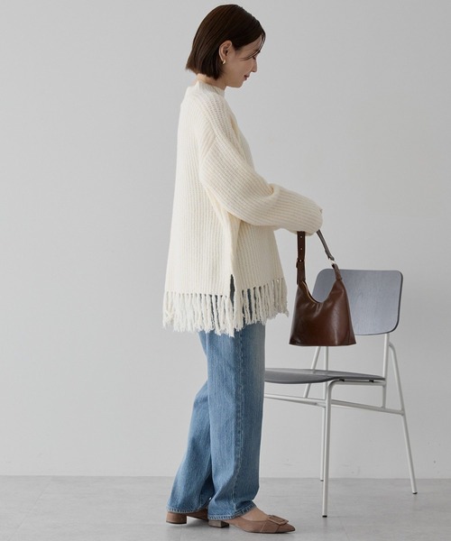 流蘇慵懶感冷衫