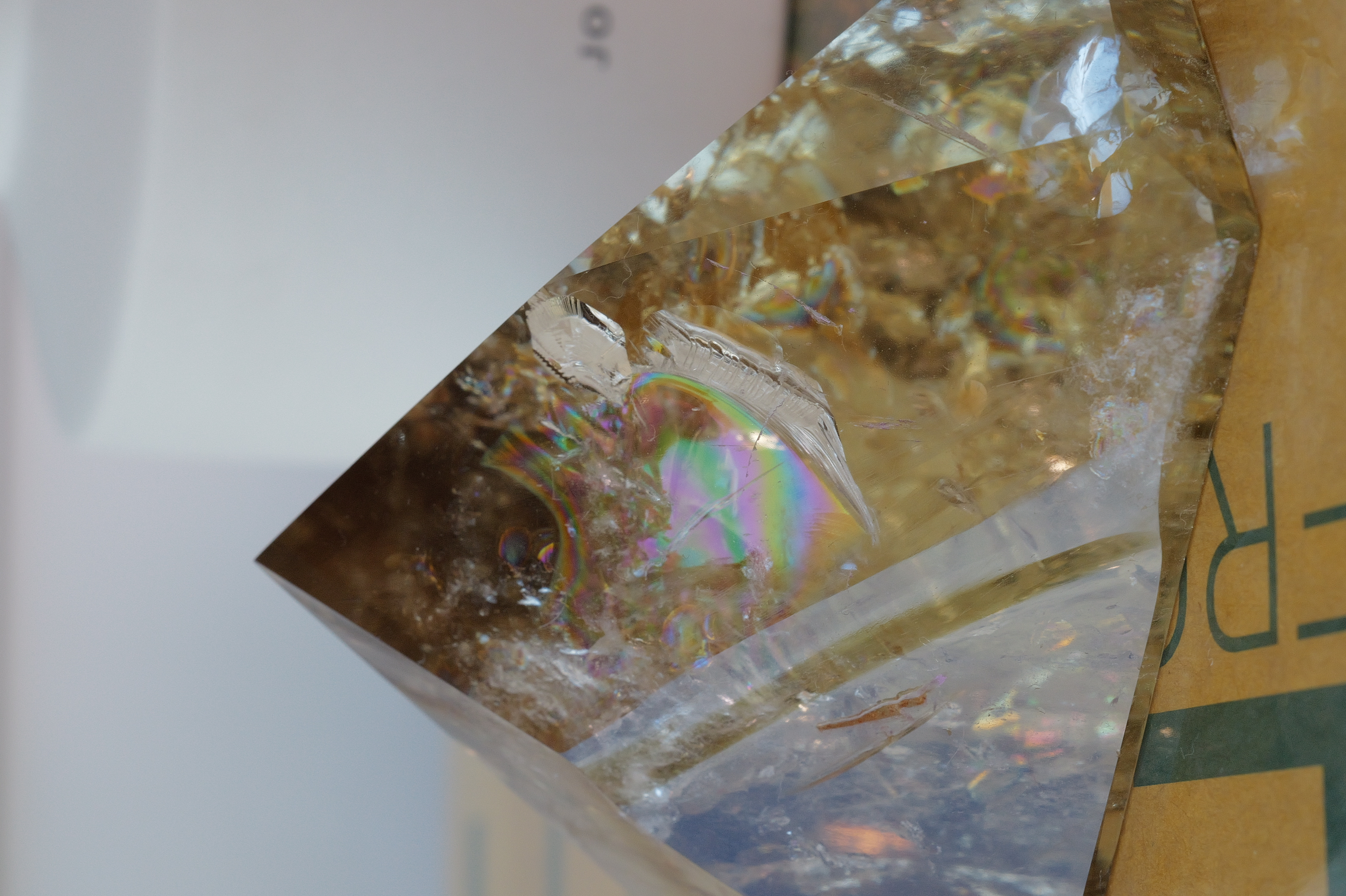 ༒ 12.8cm黃晶隨形擺件༒   CI.1801HA1AG6Nm-RA28*13Sm