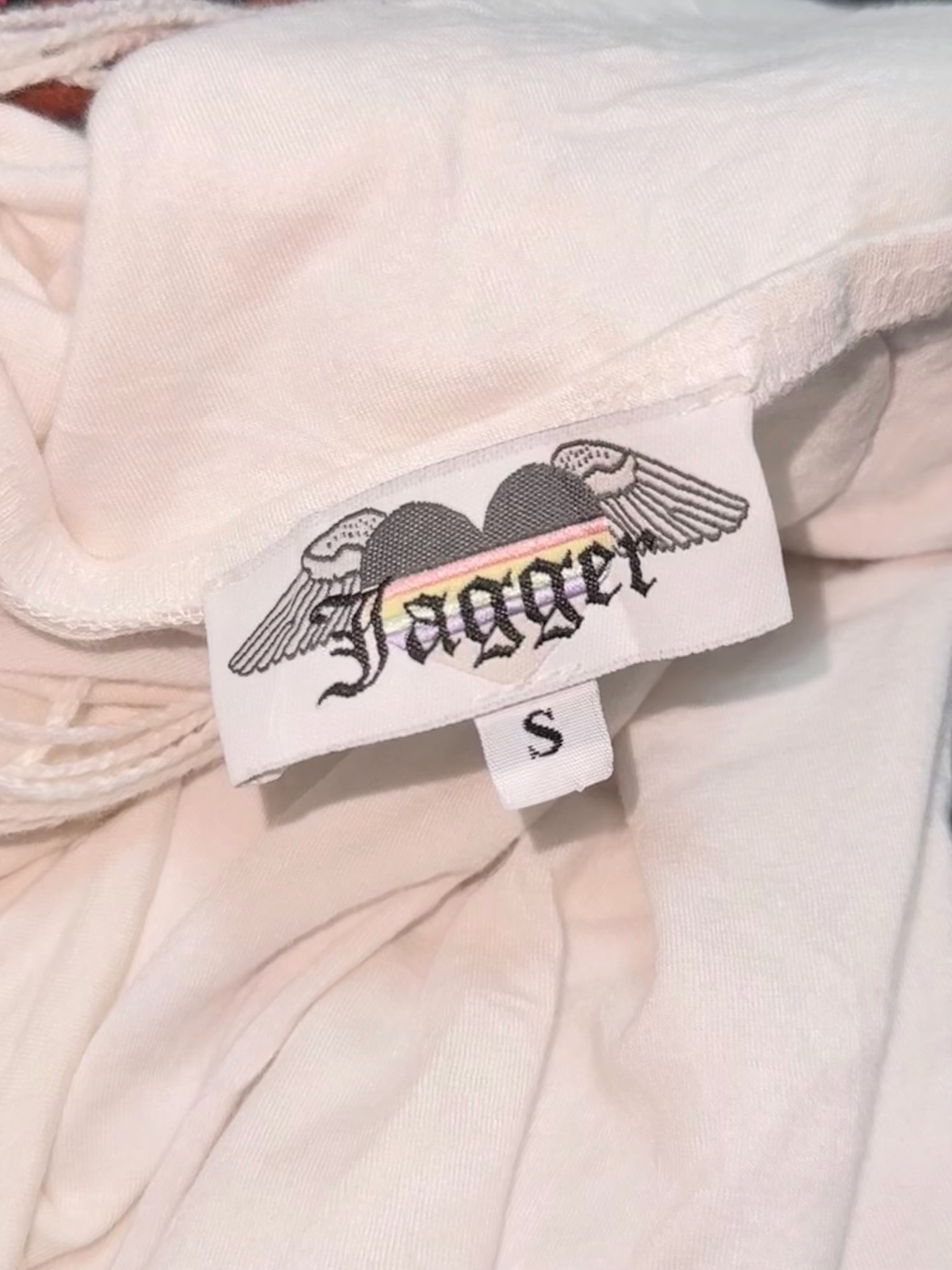 White Halter Neck Top with Center Beaded Sunburst Detail and Ruching