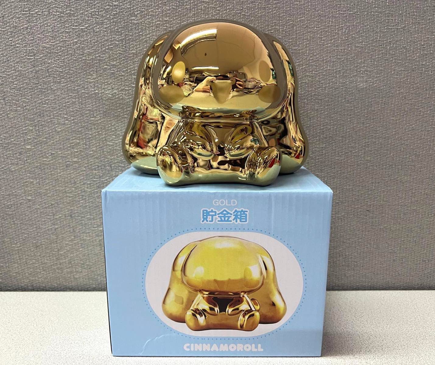 🎌日本直送🎌玉桂狗 金色陶瓷系列存錢罐