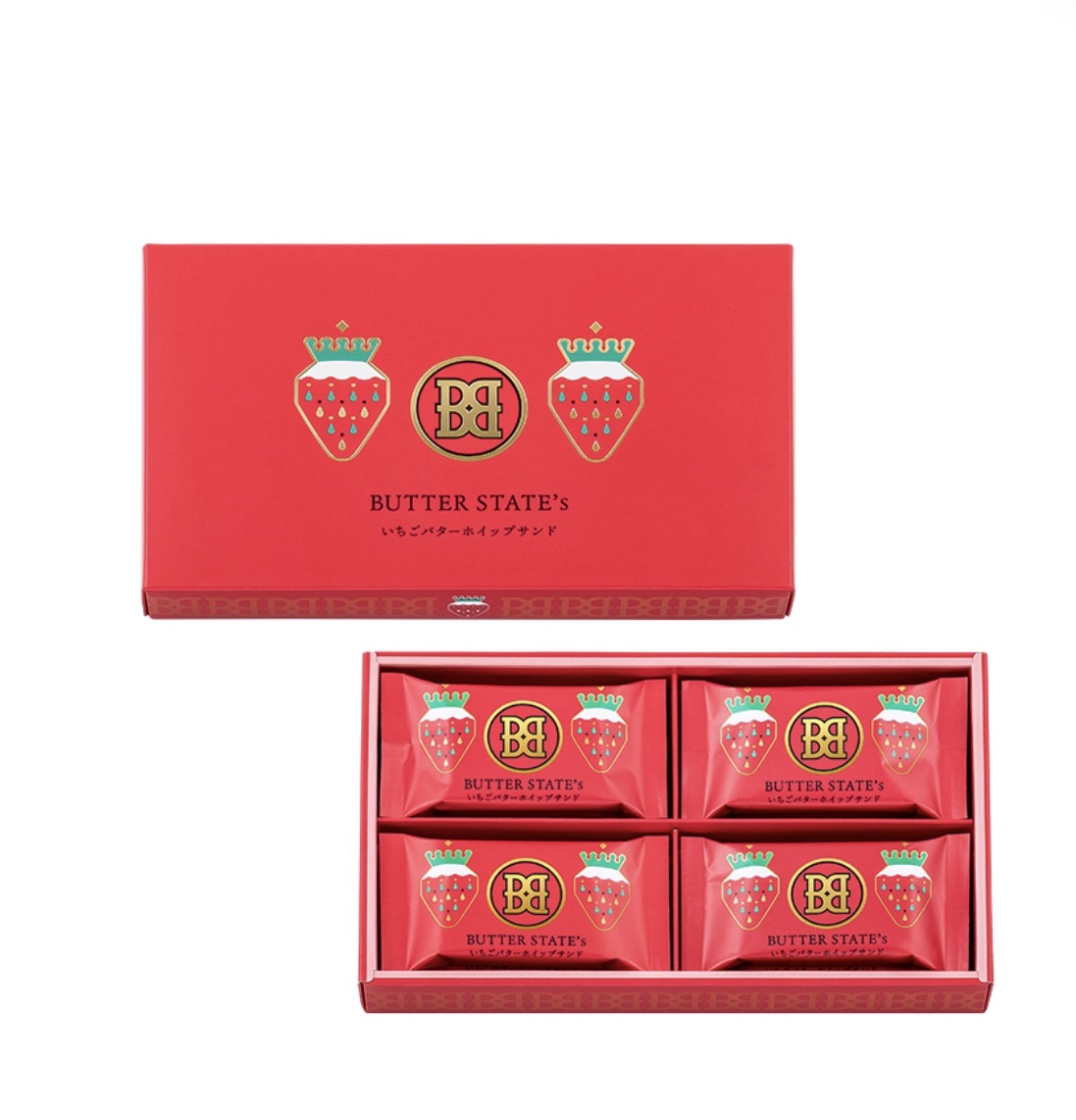 四月連線貨品 - 日本BUTTER STATE's 草莓夾心餅乾