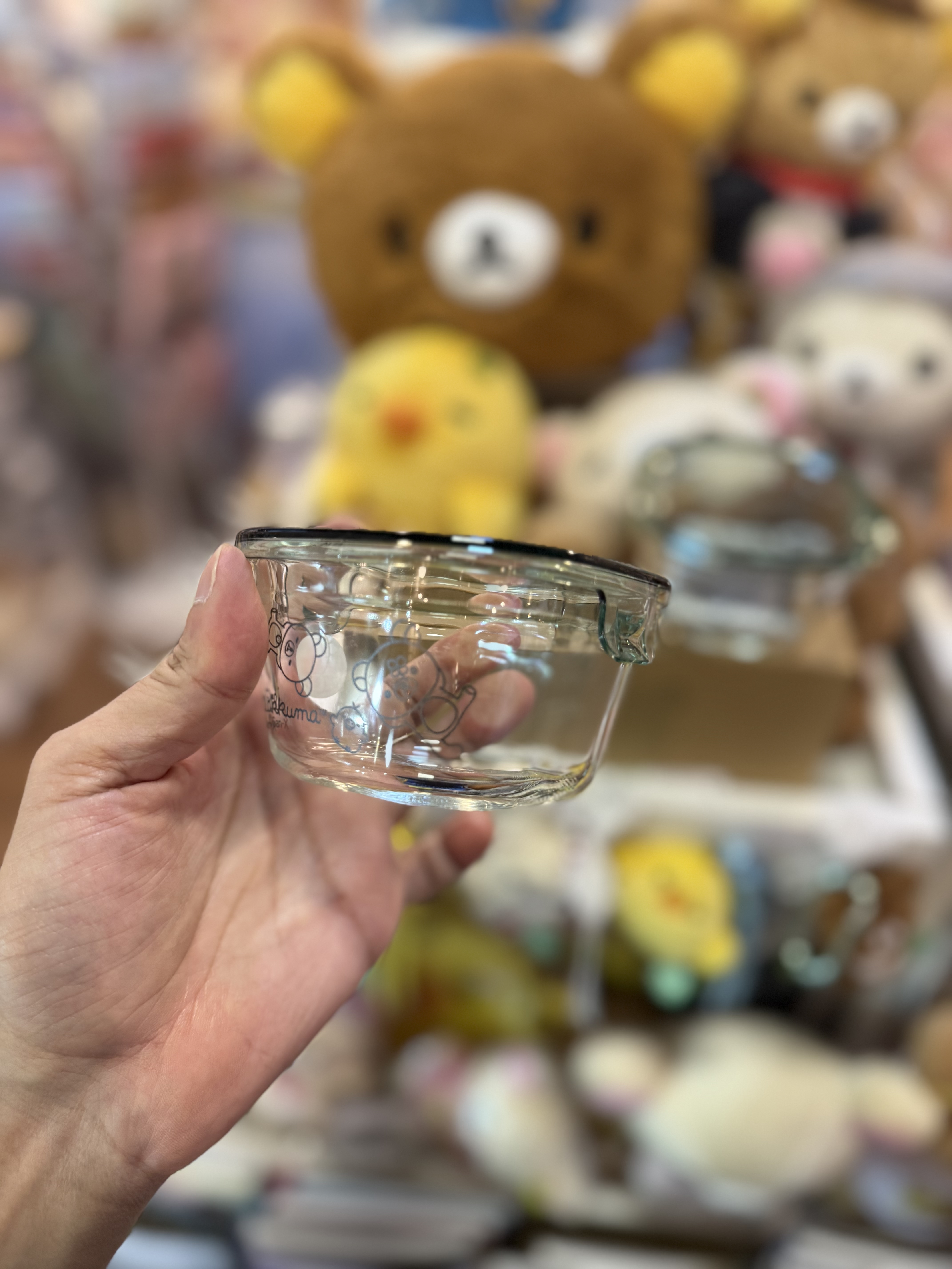 《現貨》全新日本專店限定 Rilakkuma 耐熱玻璃製食物盒（200 ml)