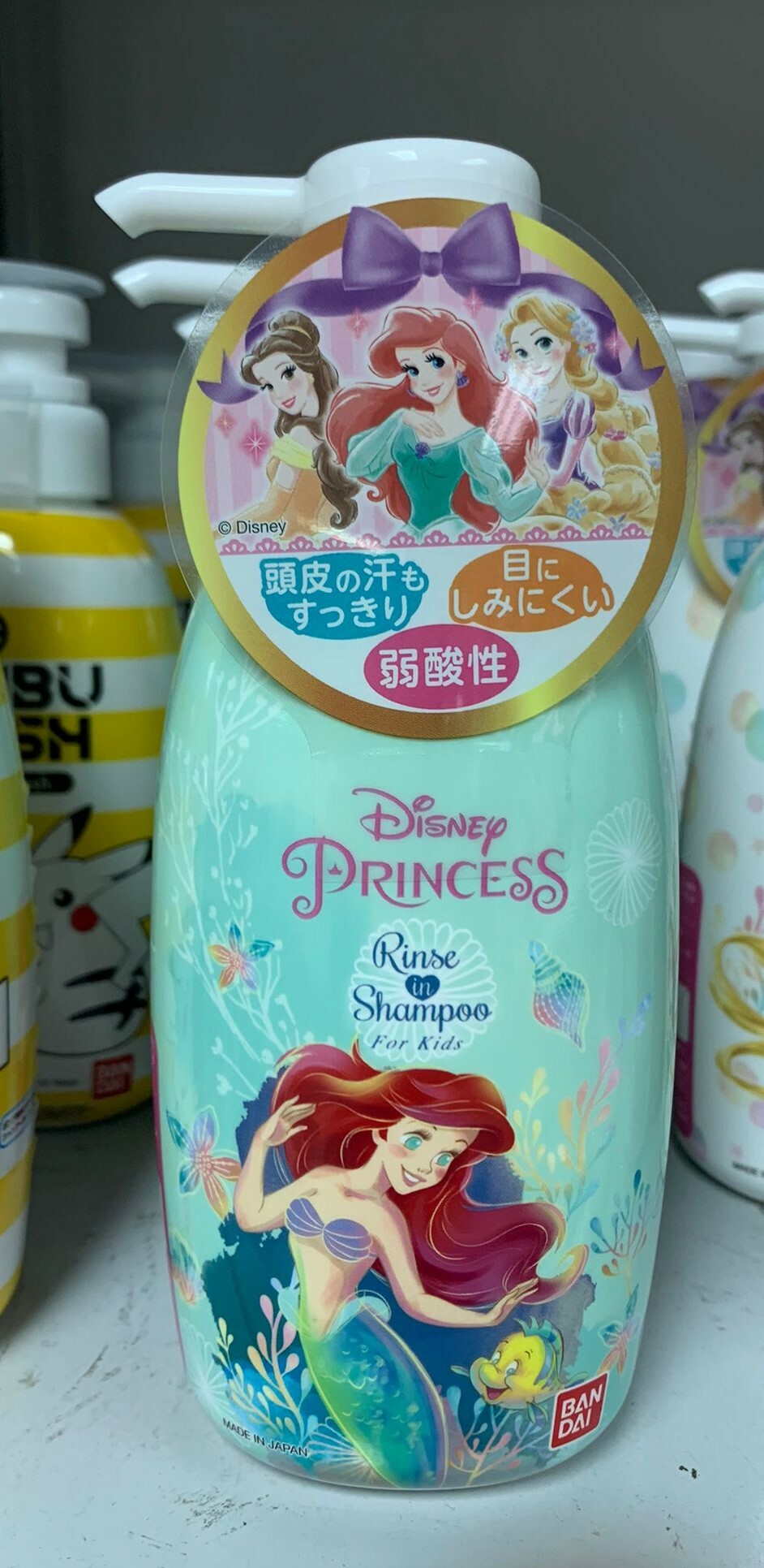 日本 Bandai 洗護二合一 - 迪士尼公主 300ML(款式隨機) - 現貨