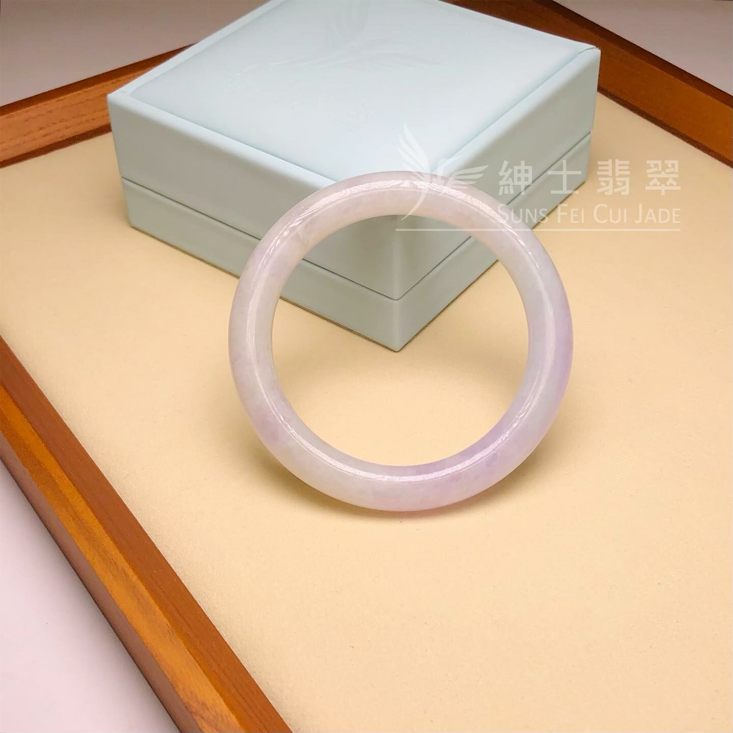 冰藍紫圓鐲54.7mm