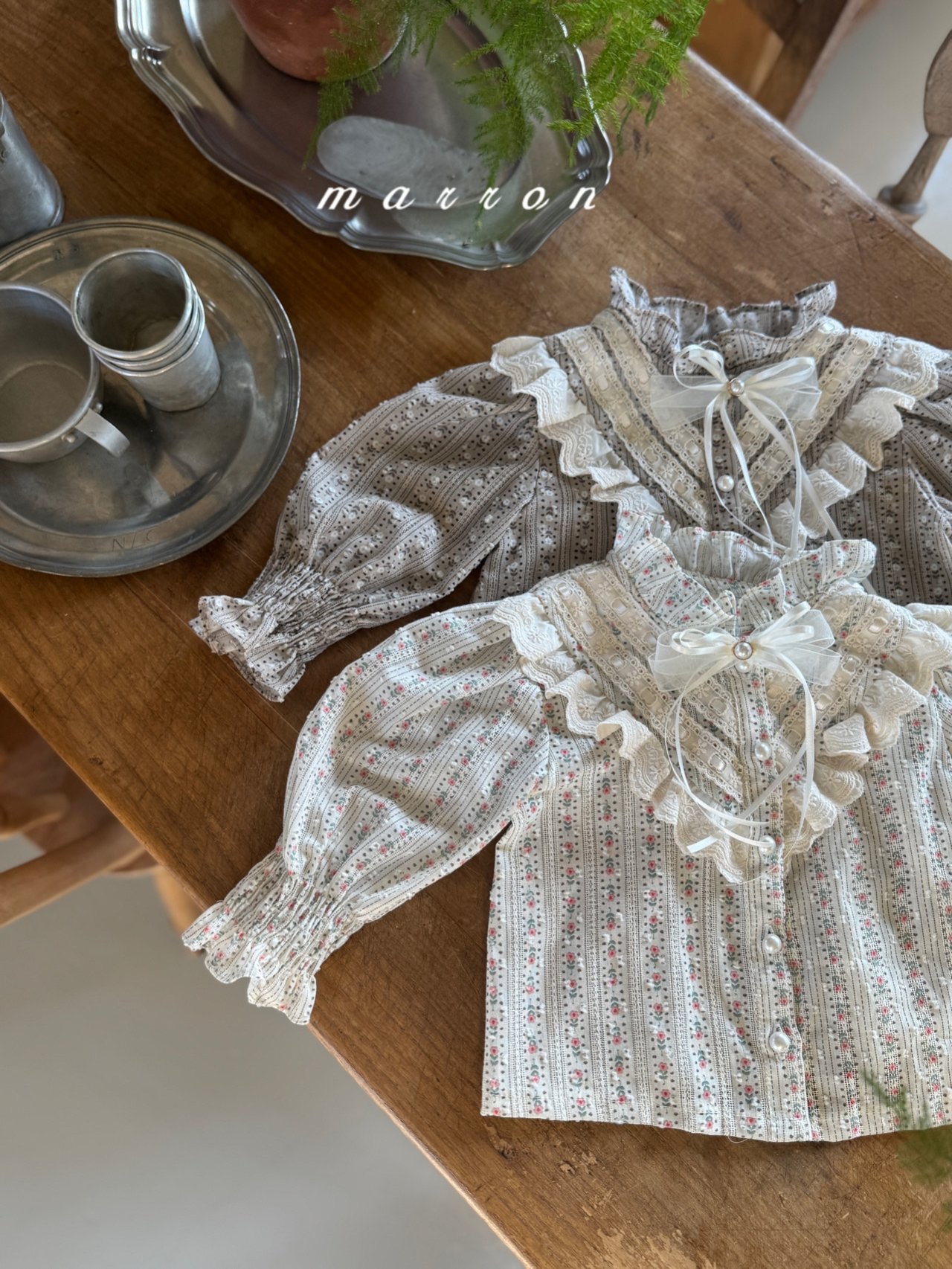 🇰🇷Marron blouse