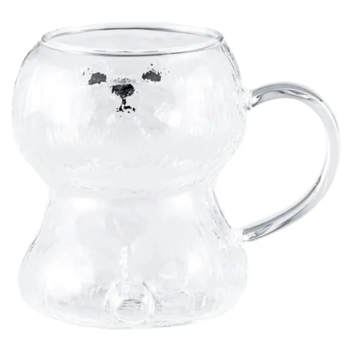 日本直送｜比熊犬模切玻璃杯 380ml