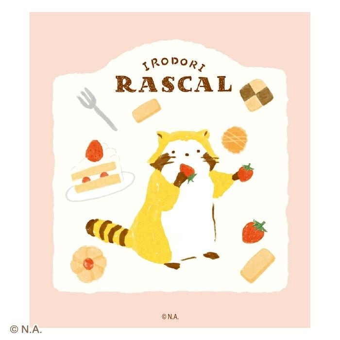 現貨｜IRODORI RASCAL 小浣熊 日本製 便條紙 Memo Notepad (甜品 LM391)