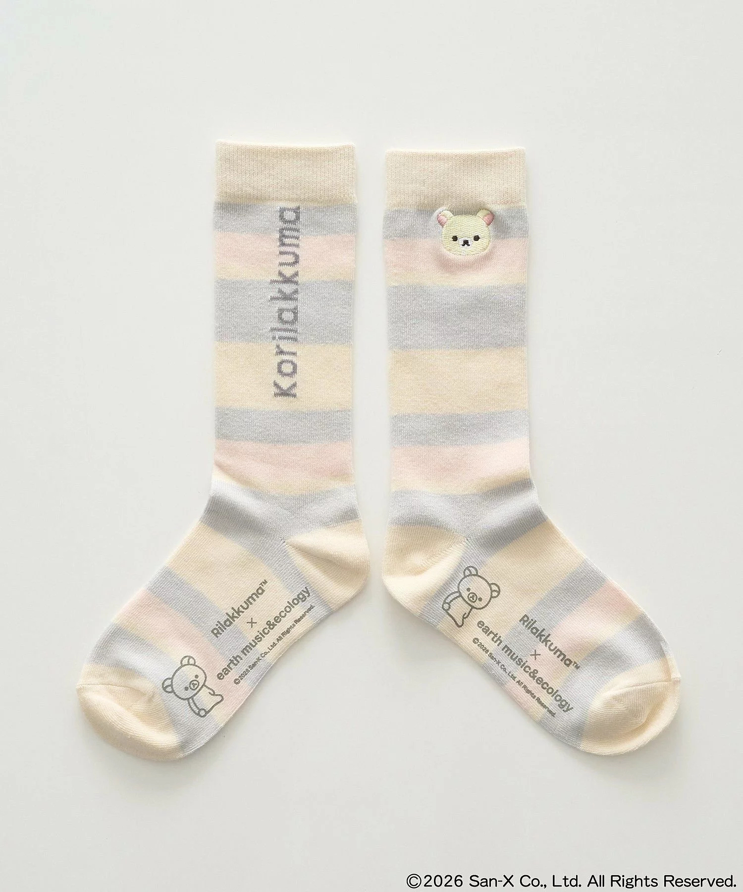 日本預訂📍日本鬆弛熊 × earth music&ecology系列 - 長襪