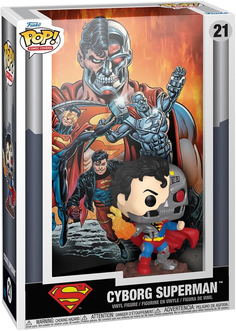📦訂購 美國代購 Funko POP! DC COMICS Comic Covers Cyborg Superman Figure 超人 模型