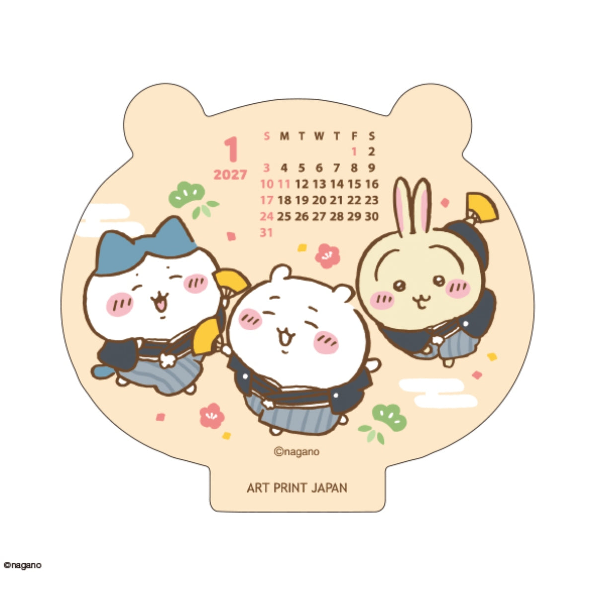 現貨｜Chiikawa ちいかわ 日版 2027年 座枱月曆 Calendar (1000140767)