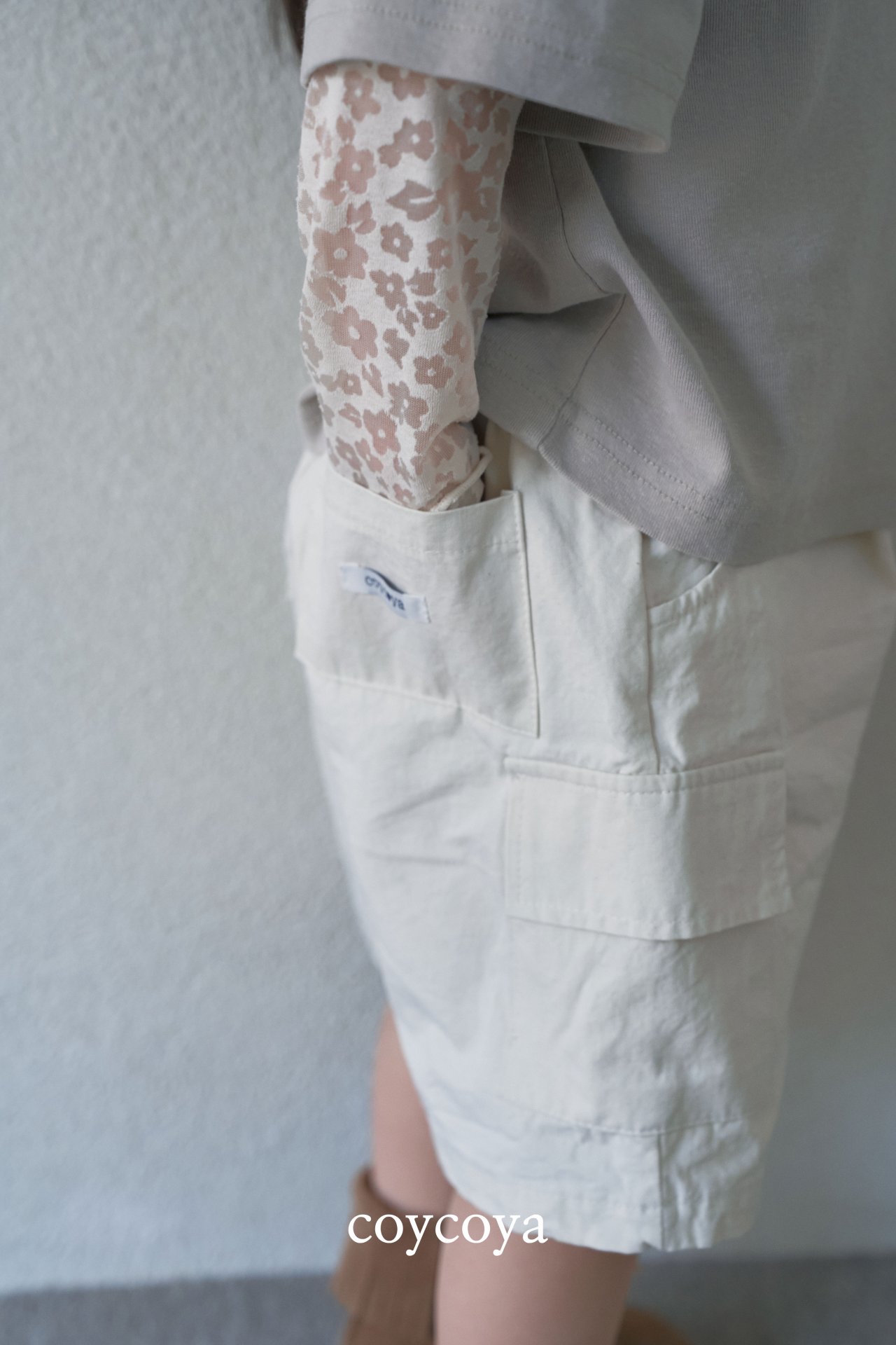 🌸預訂 韓國直送🌸🇰🇷COYCOYA兩色花卉薄紗袖長袖上衣