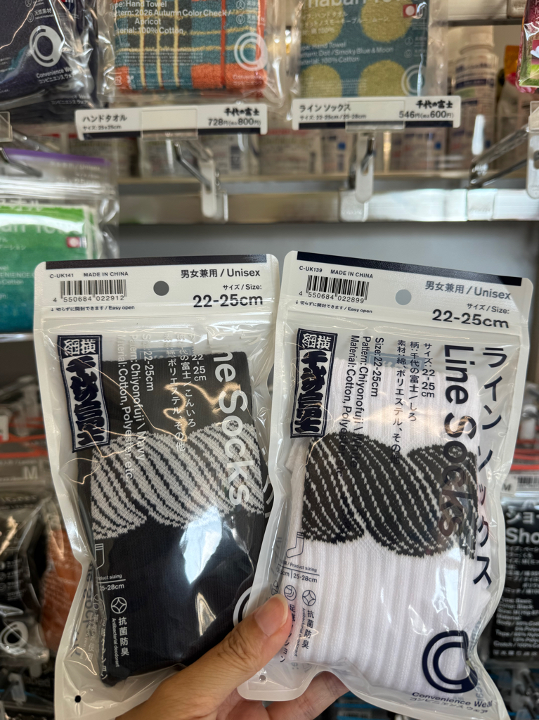 [連線商品需補運費]日本family mart Line Socks中長襪