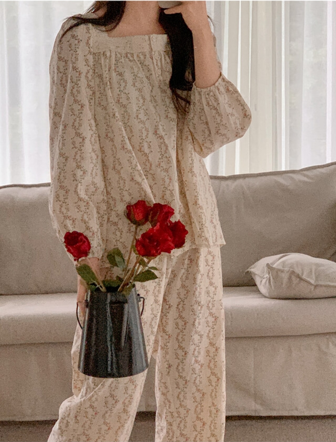 Juuneedu Cosette Flower Pajama