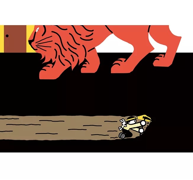 門外仍然有獅子