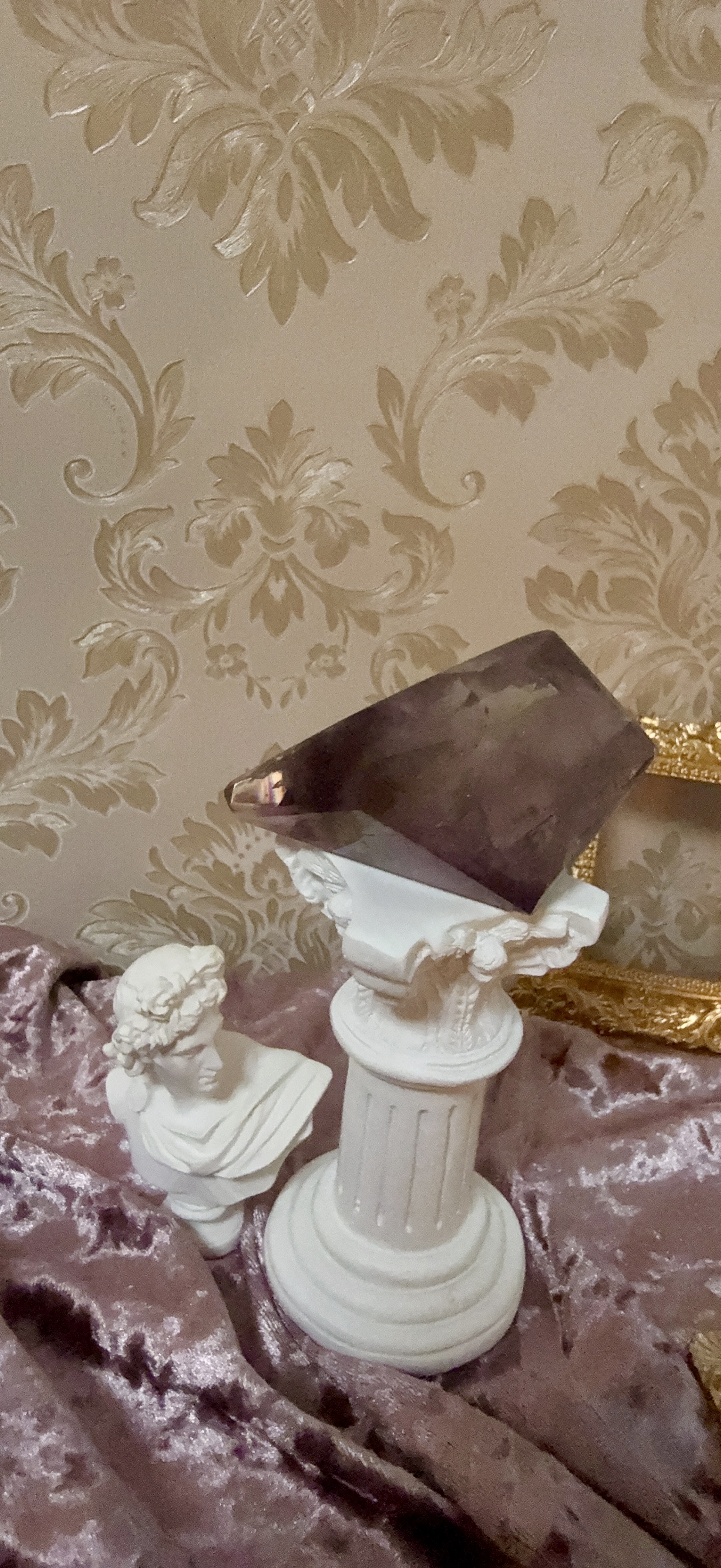 【時間的幾何】正宗巴西 Bahia 巴希亞紫水晶 ‧ 復古高定藝術擺件