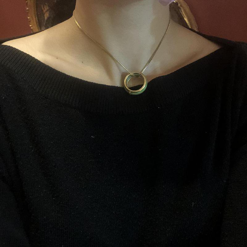 C.a. 1970s Avon 4-colour inter-changeable Ring/Pendant (EC461)