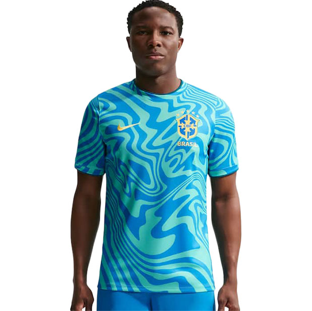 Nike Brazil 巴西 2026 Dri-fit 賽前訓練球衣 (可加印球員版贊助) IH1662