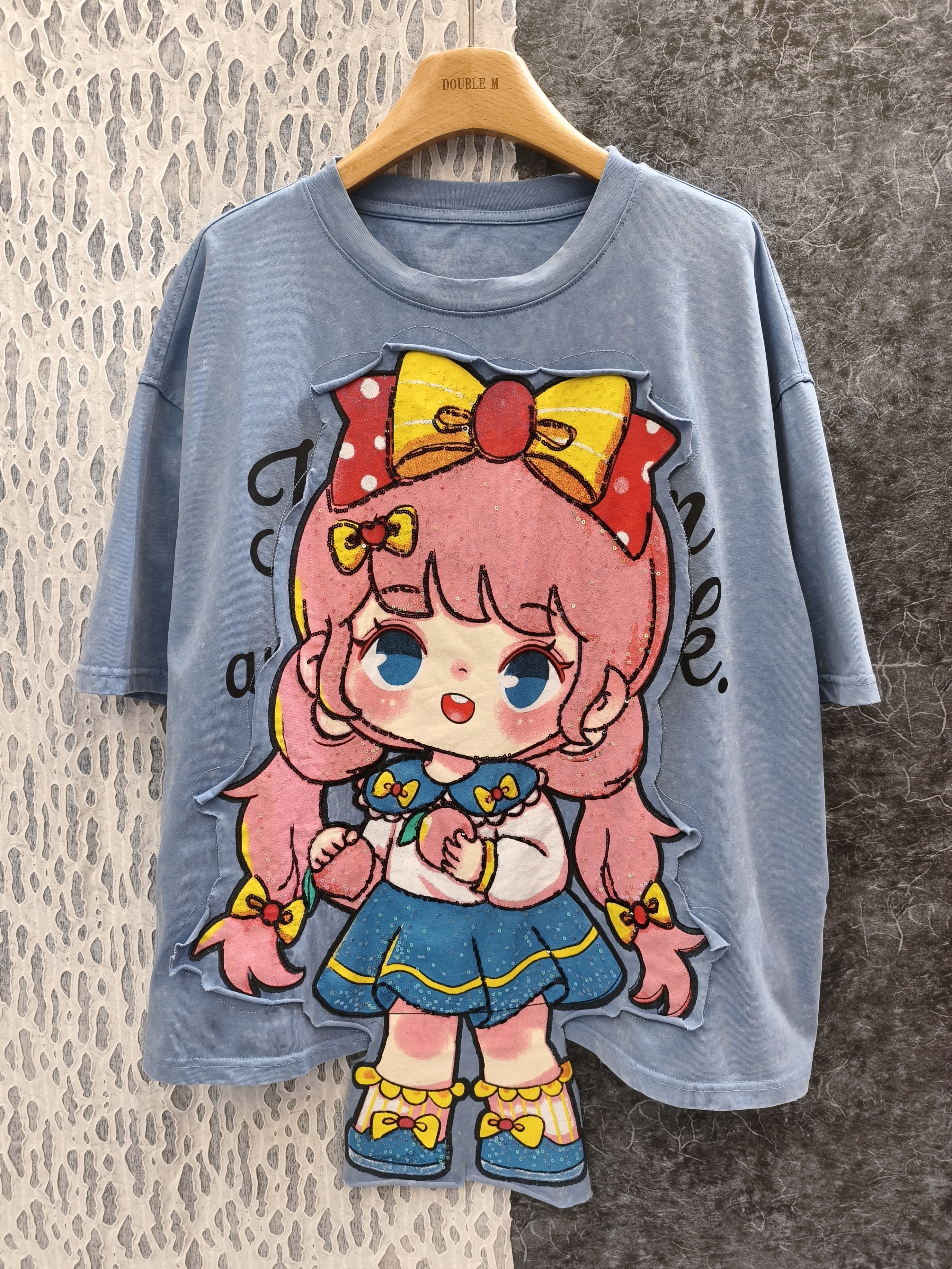 粉紅髮小女孩T