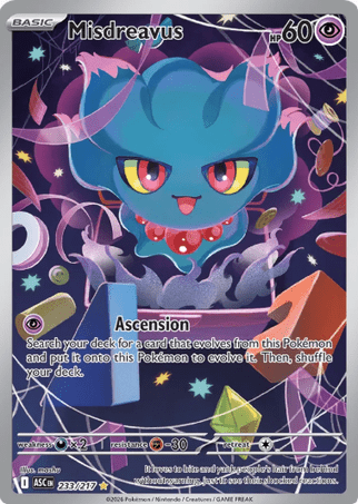 Pokemon TCG  Ascended Heroes - Misdreavus-233/217