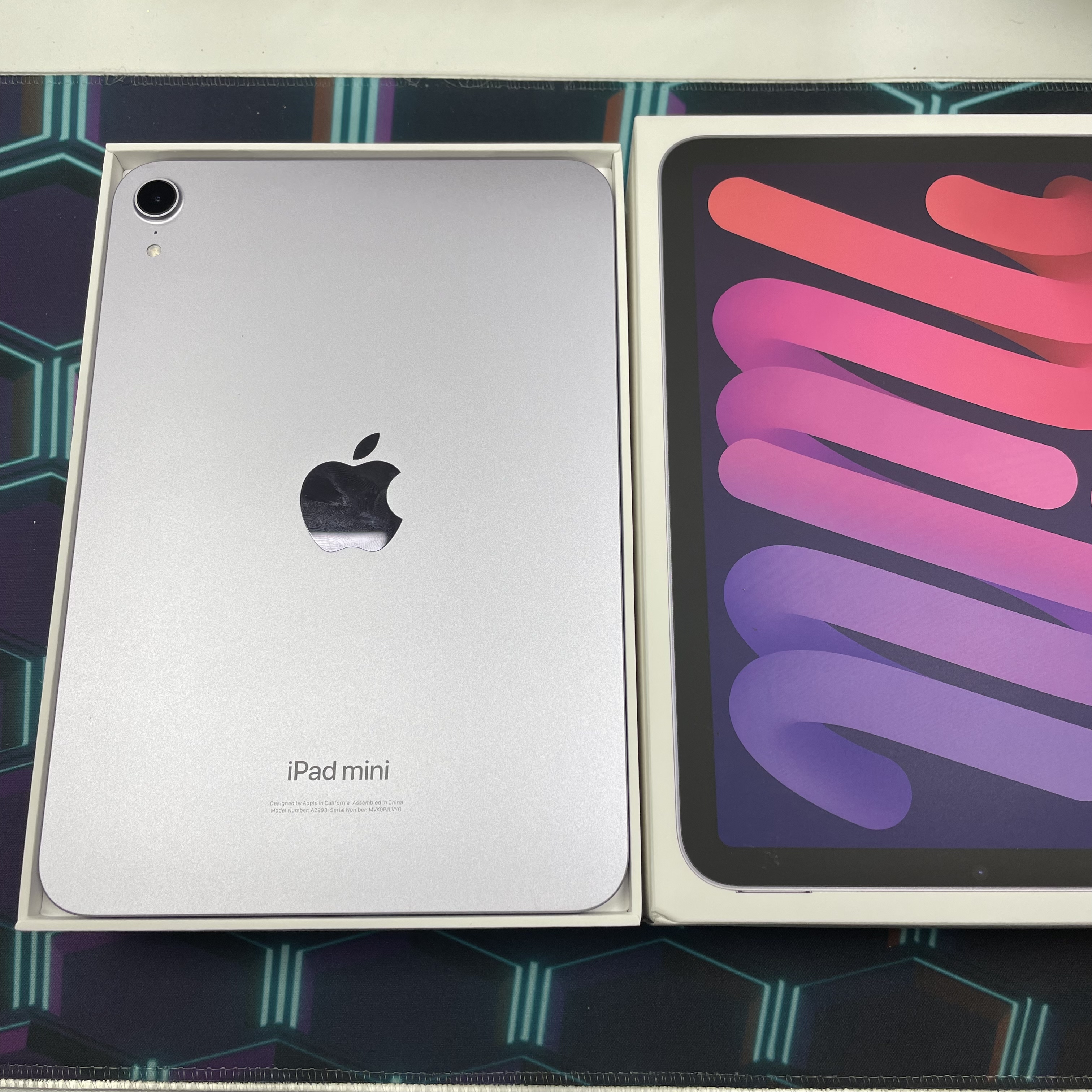 *6595 iPad mini 7 未使用品 128GB WIFI版 紫色 purple