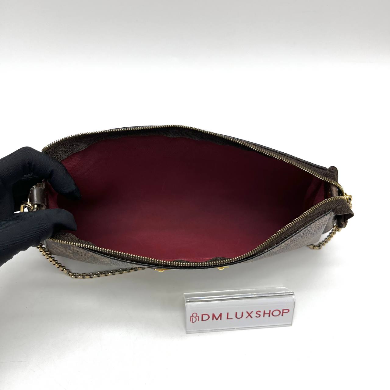 LV Damier Ebene Coated Canvas Eva