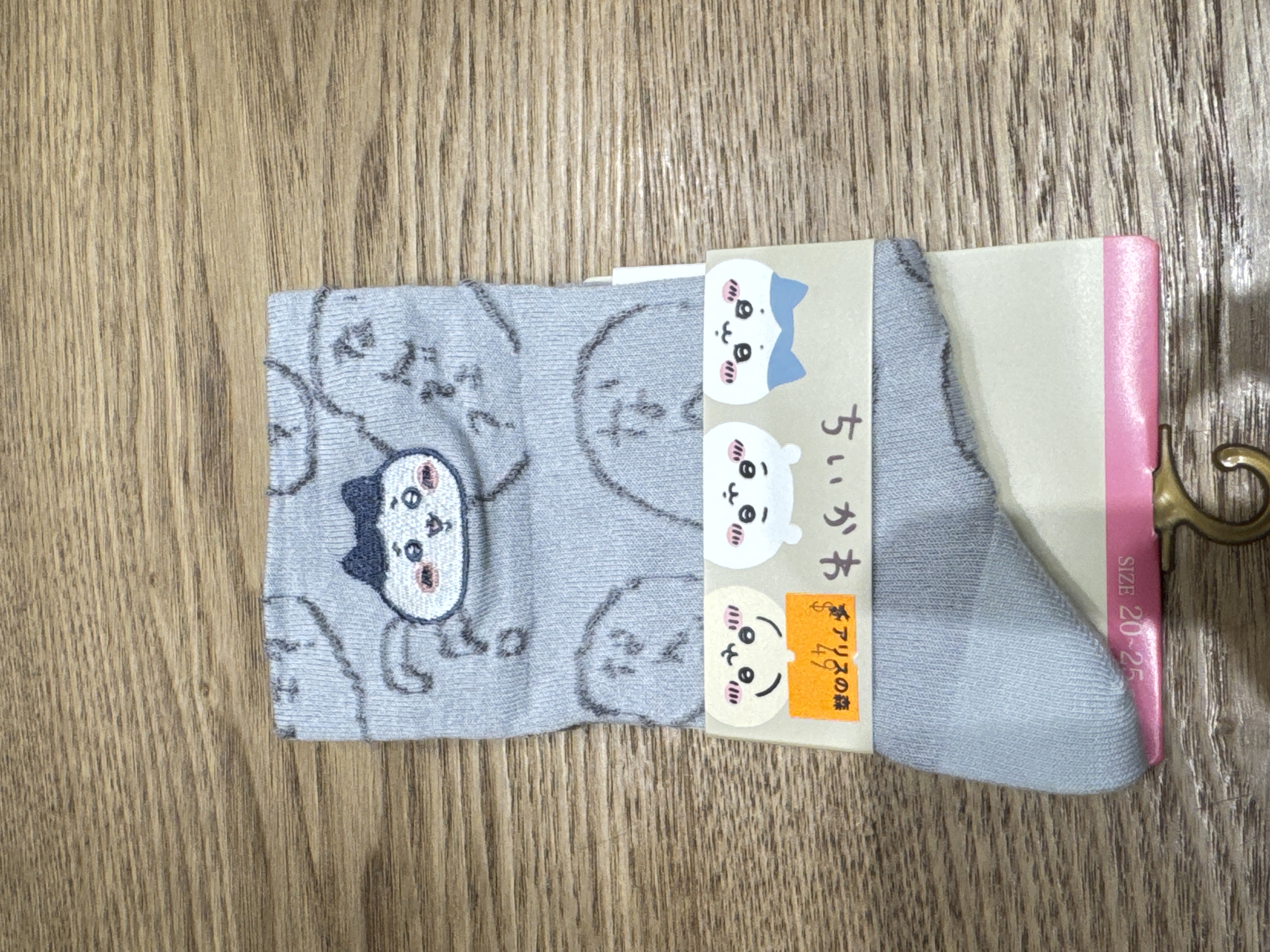 Chiikawa 系列刺繡襪-小八