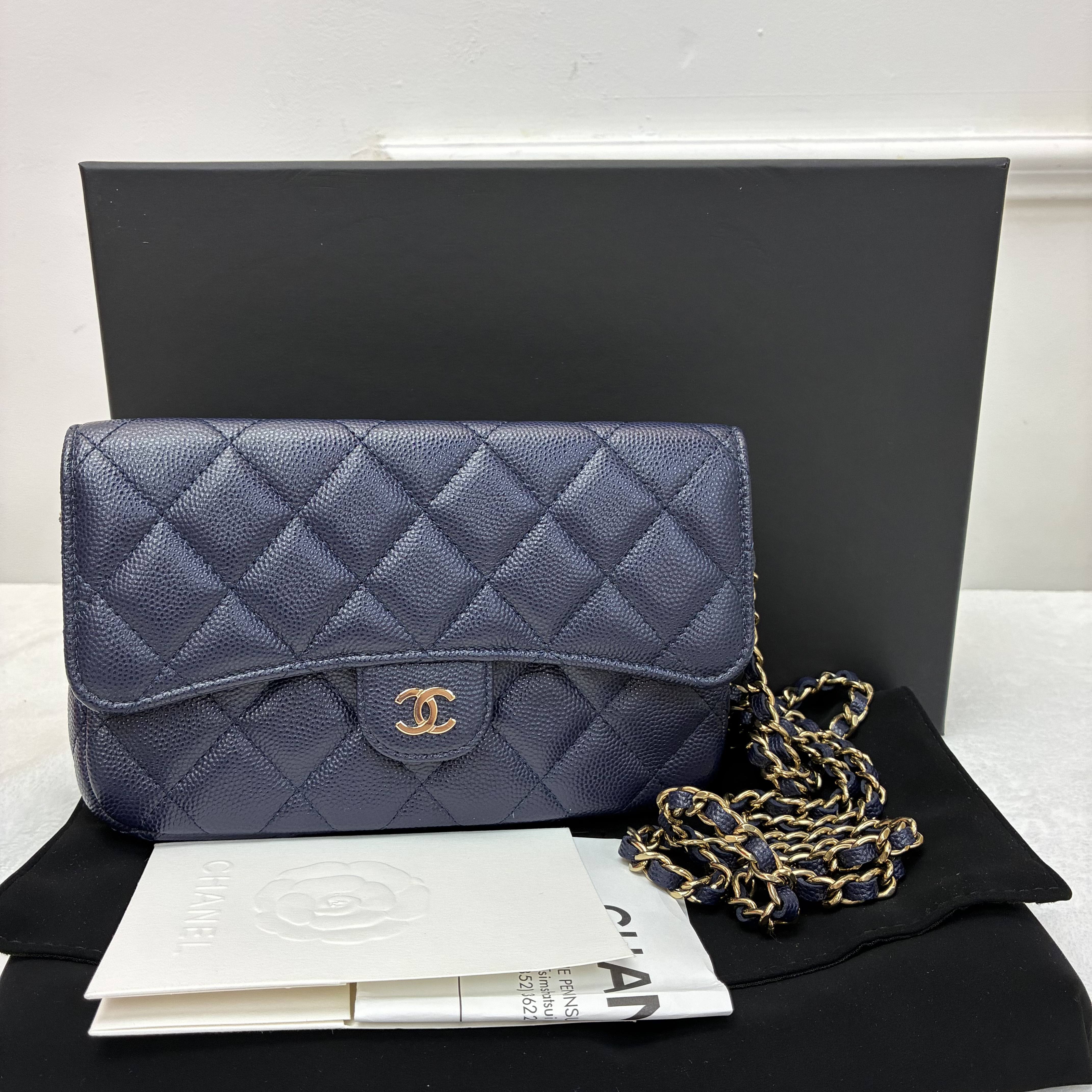Full set Chanel WOC鏈條包