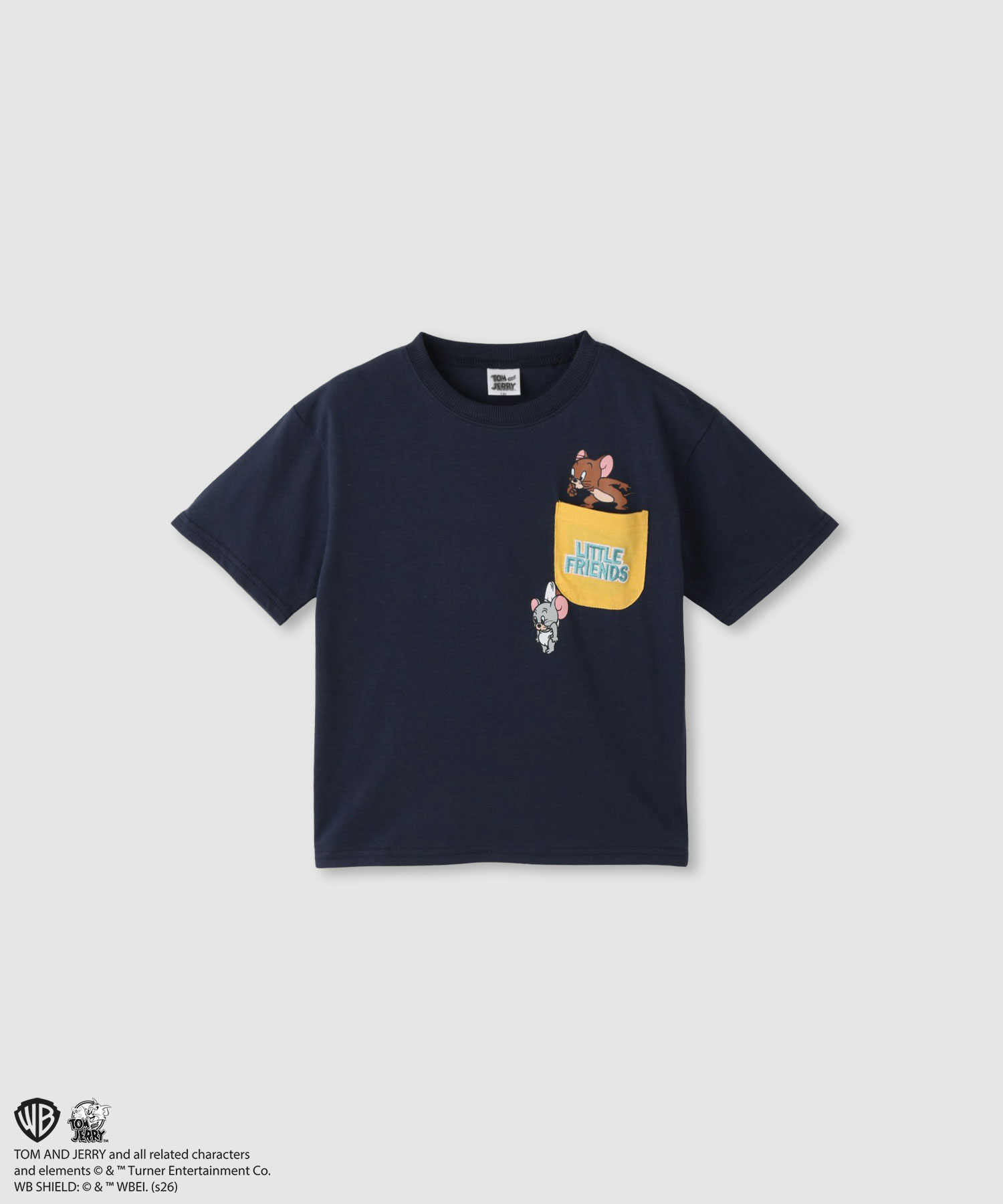 🆕【⭐訂購⭐】  🇯🇵日本直送 🌀 #TomNJerry 刺繡口袋 短袖T恤 [2款選] 🌀 [ELJA-0112][261113]