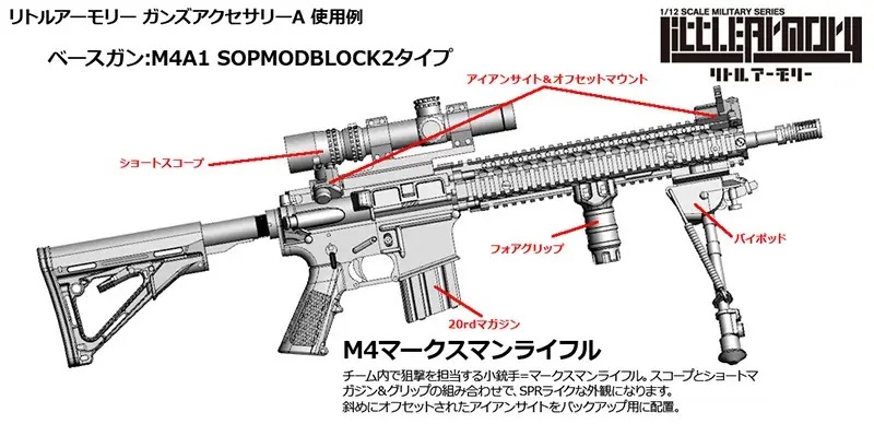 1/12 LITTLEARMORY [LD020] GUNS ACCESSORIES A
